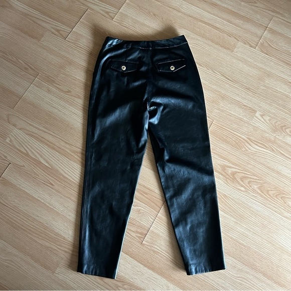 Blank NYC Black Vegan Leather High Rise Cropped Pants Women’s 26 - Picture 9 of 9